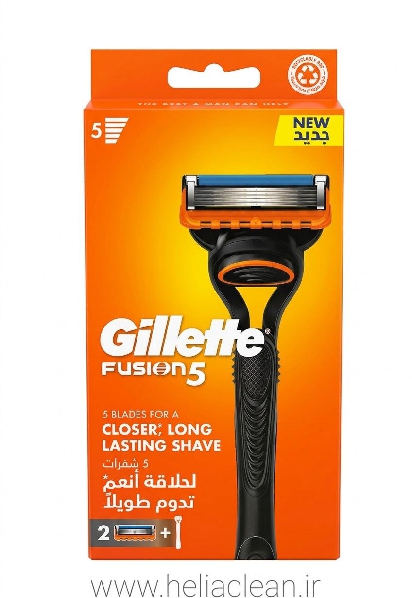 خودتراش ژیلت فیوژن ۵ (Gillette Fusion5) – به همراه ۲ تیغ یدک