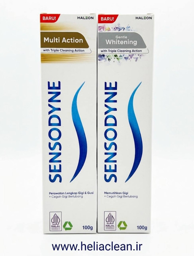 خمیردندان سنسوداین Sensodyne 100g | Multi Action و Gentle Whitening