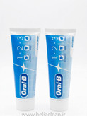 خمیردندان اورال بی مدل Oral B ۱.۲.۳ حجم ۷۵ میلیلیتر